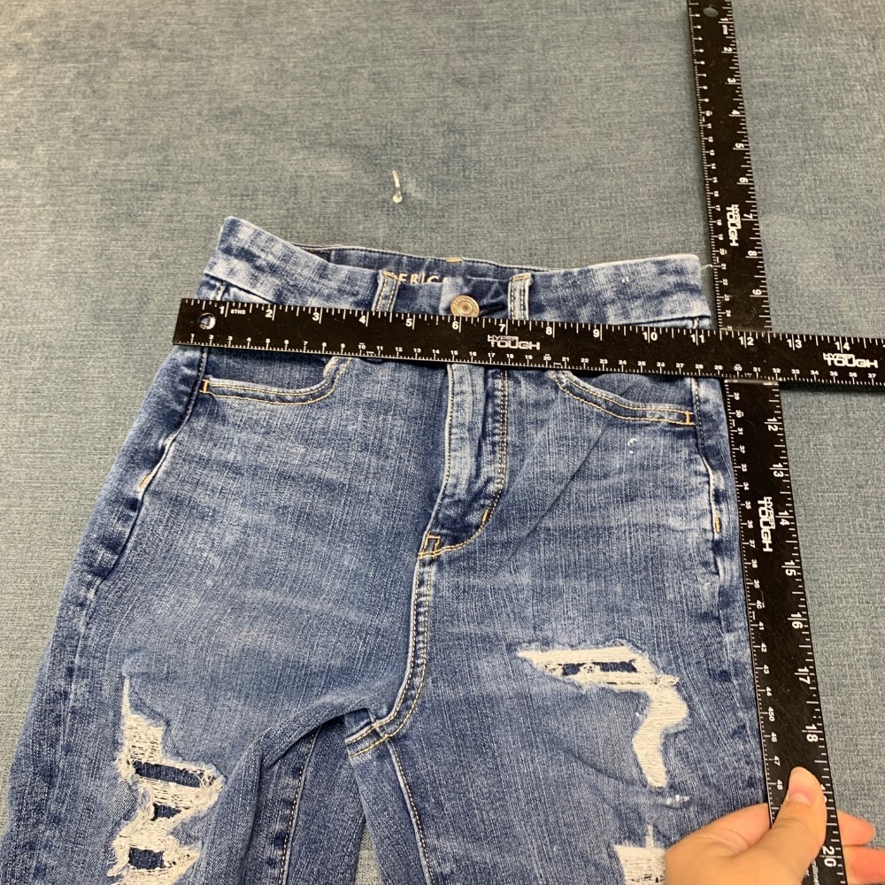 American Eagle Outfitters Curvy Jegging Jeans Womens 0R Blue Denim High Rise - Picture 14 of 16